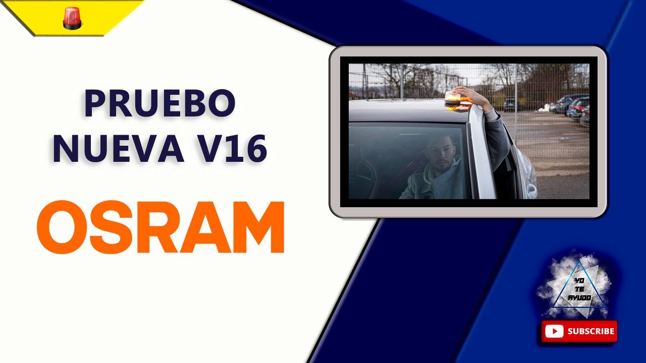 OSRAM - Señal homologada V16 LED Guardian ROAD FLARE | Review con prueba real