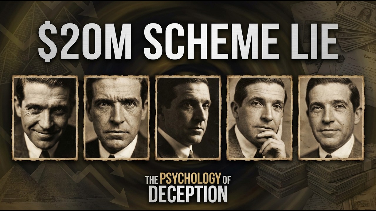 Charles Ponzi: The $20 Million Lie — The Psychology Behind the Original Ponzi Scheme