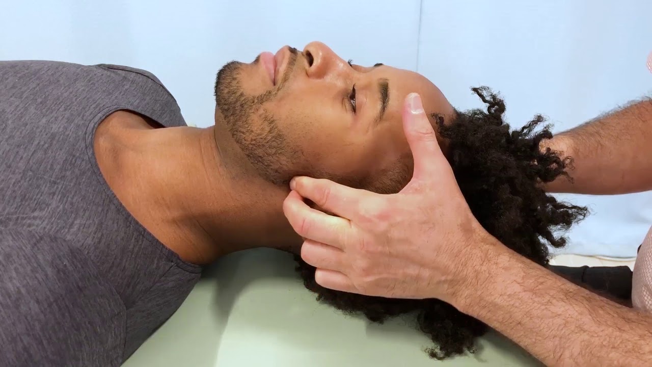 Palpation of the Masseter