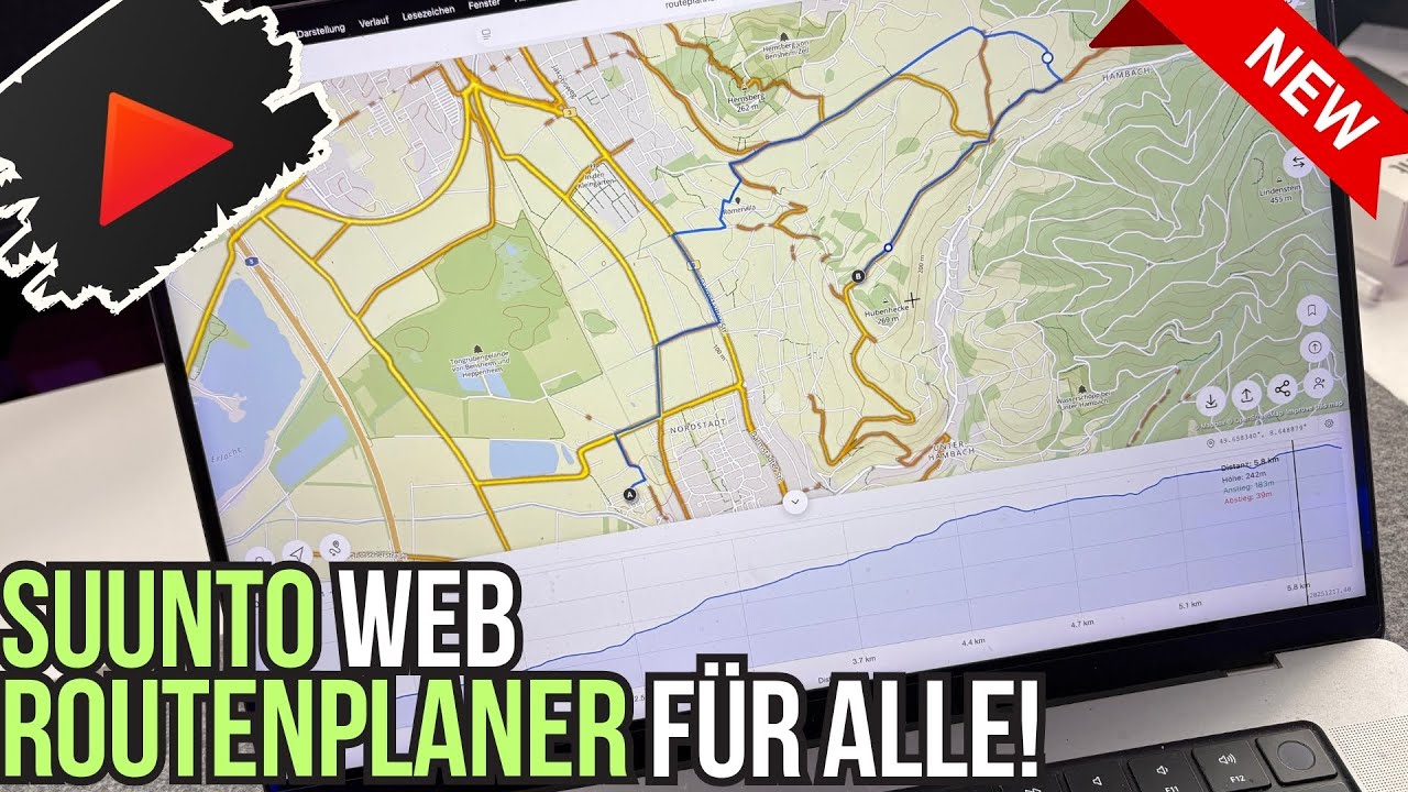 Einfache Komoot Alternative - Suunto Web Routenplaner Review !