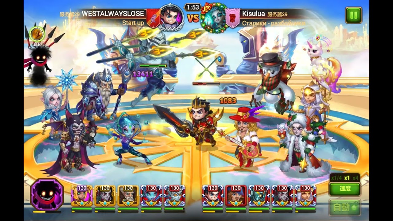 #HeroWars defeat 777K ODH in 12 seconds!