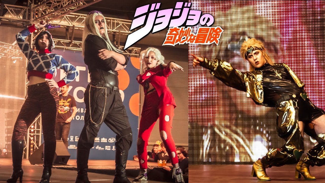 JoJo's Bizarre Adventure Trish, DIO & More Cosplay at IgroCon 2019