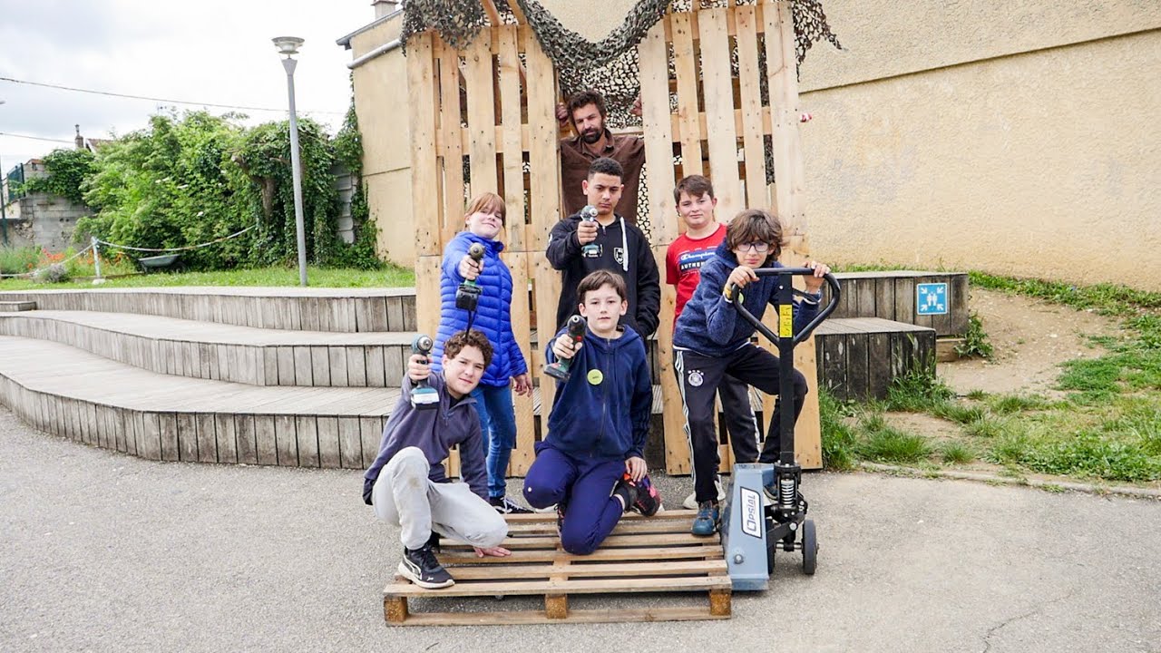 8 Fablab / CD 26 - Aménagement de la cour du collège André Malraux (Romans) - 2023-2024