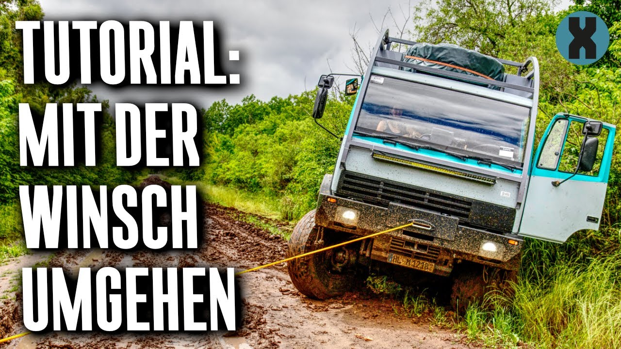 4x4 Fahrzeug festgefahren: die richtige Offroad Bergetechnik | Teil 4: Winsch & Anschlagpunkte