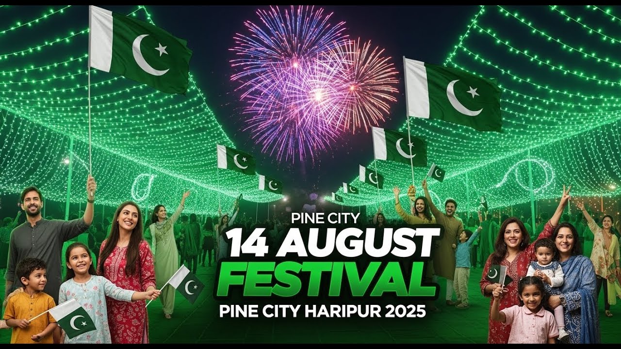 Pine City Haripur Lights Up for 14 August | Family Festival 2025