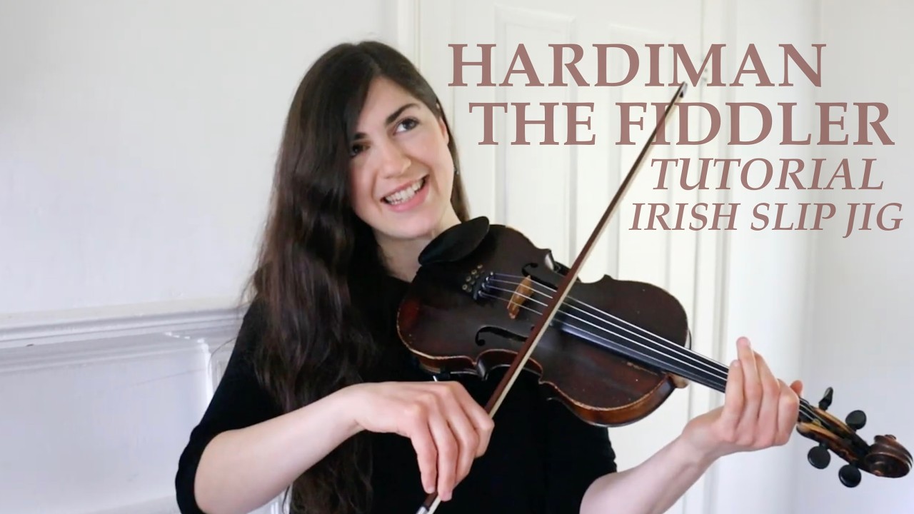 How to play HARDIMAN THE FIDDLER ✨ Traditional Irish slip jig ✨ Fiddle tutorial