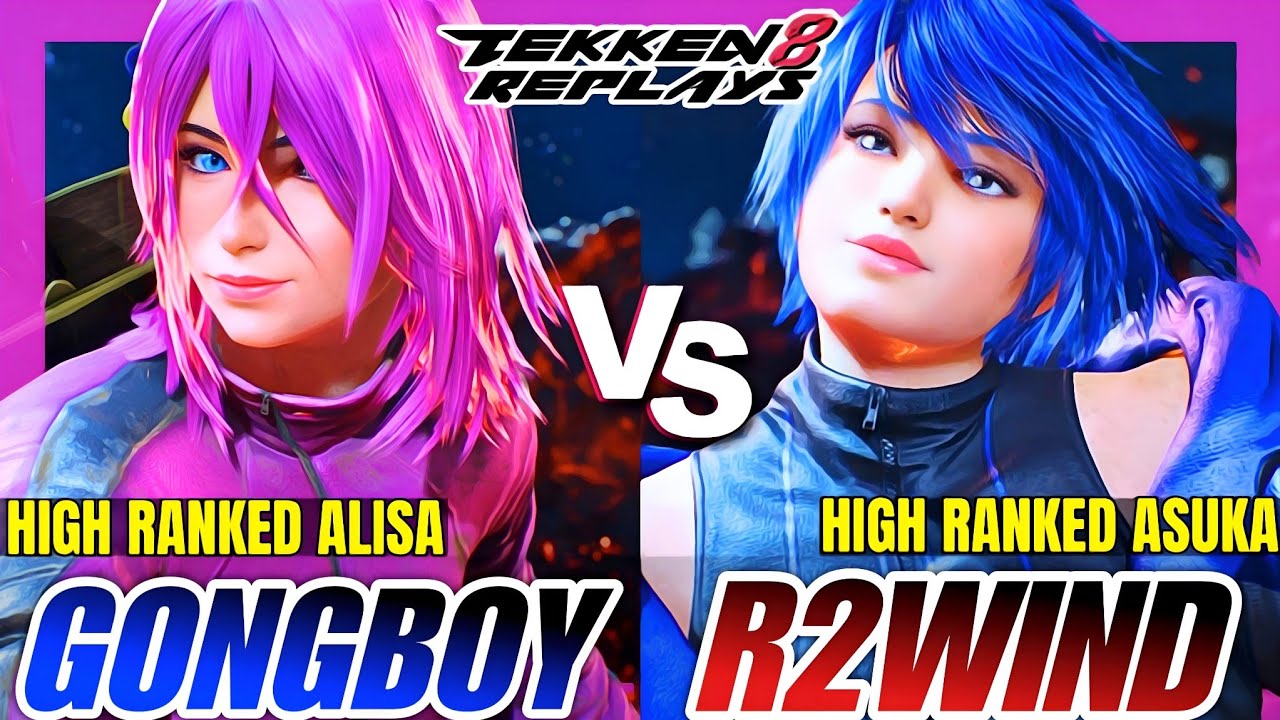 Tekken 8 | GongBoy (Alisa) vs R2Wind (Asuka) | High Level Ranked Match Replay