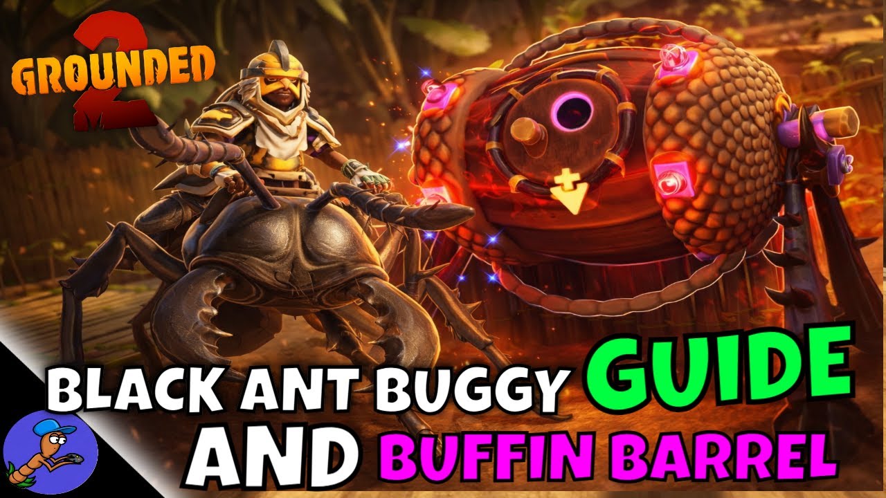 Unlock the BLACK ANT BUGGY + Buff ANY Creature! Full Guide (Grounded 2 Sinkhole Lab Secrets)