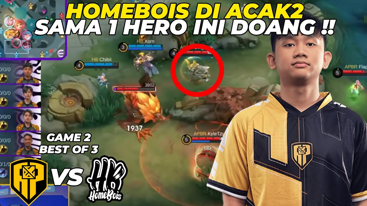 JOY OP? RUSUHIN PAKE 2 HERO AP.BREN BEGINI COBA!! - AP.BREN vs HOMEBOIS Game 2 - #KBreakdown