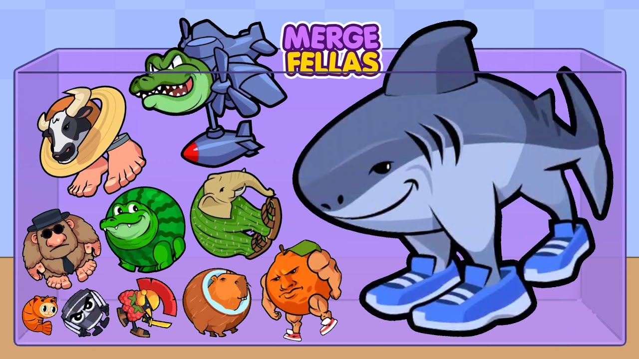 BRAINROT MEME: MERGE FELLAS 030 | Suika Game Gameplay Walkthrough - Reaching Max Level
