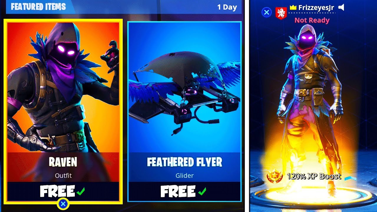 *NEW* RAVEN SKIN + FEATHERED GLIDER! - RAVEN SKIN GAMEPLAY! (Fortnite: Battle Royale)
