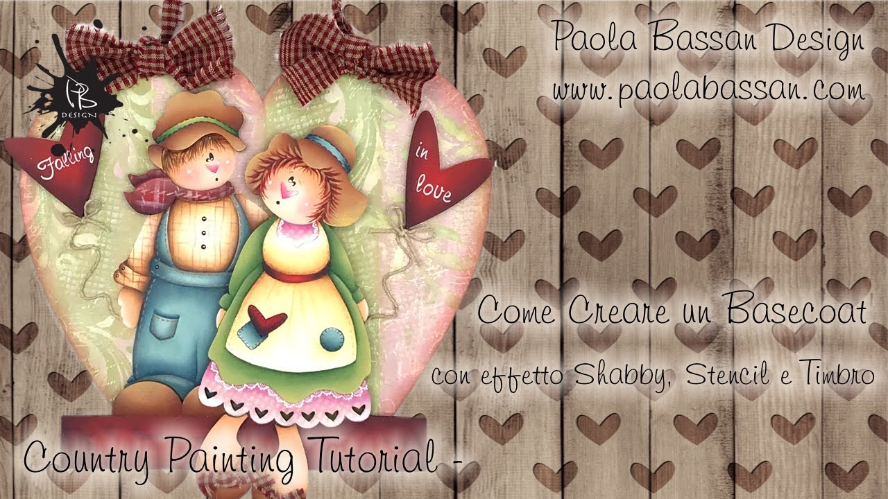 Country Painting Tutorial Come Creare un Basecoating spettacolare in 20 minuti !!