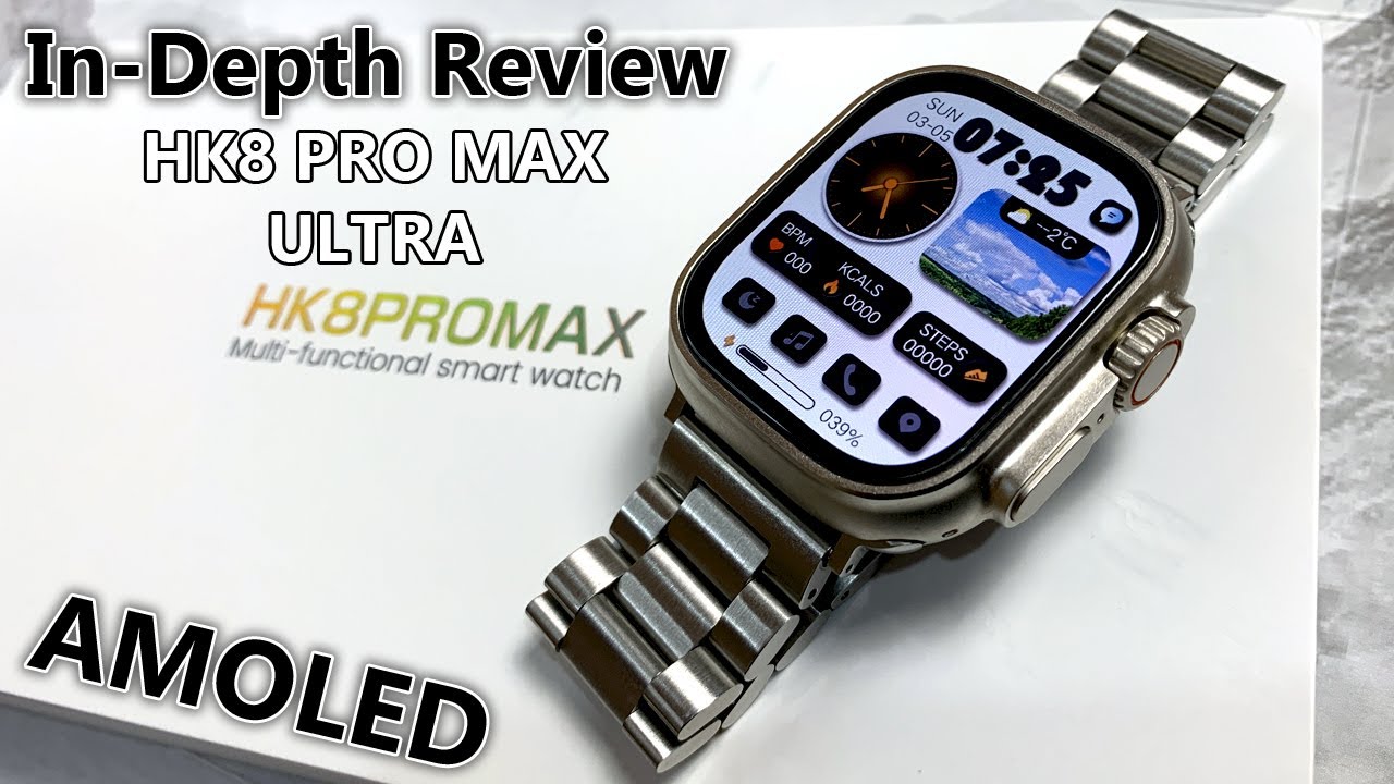 HK8 Pro Max Ultra (Amoled) In-Depth Review with Application - Best Sport SmartWatch🔥
