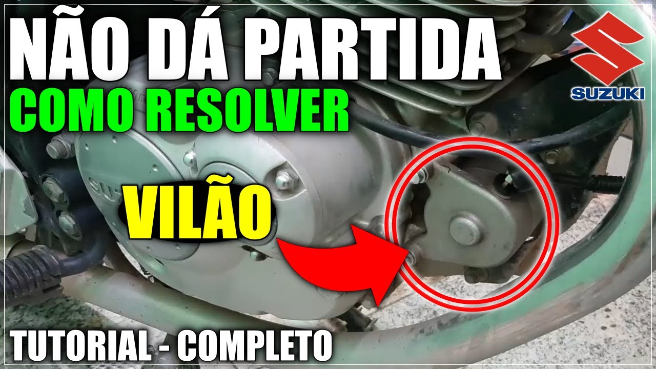SUZUKI YES : COMO CONSERTAR O MOTOR DE ARRANQUE DA SUZUKI YES