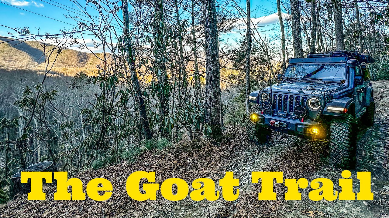 Overlanding The GOAT Trail (Old Buzzards Roost) In My Diesel Jeep Gladiator Rubicon. In 4K.