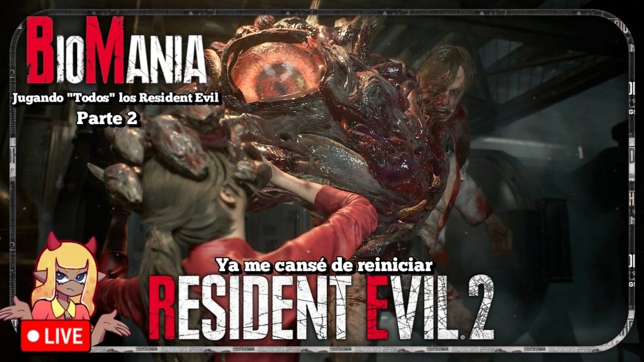 El reinicio ya no es mi aliado || Resident Evil 2 Biomania parte 2