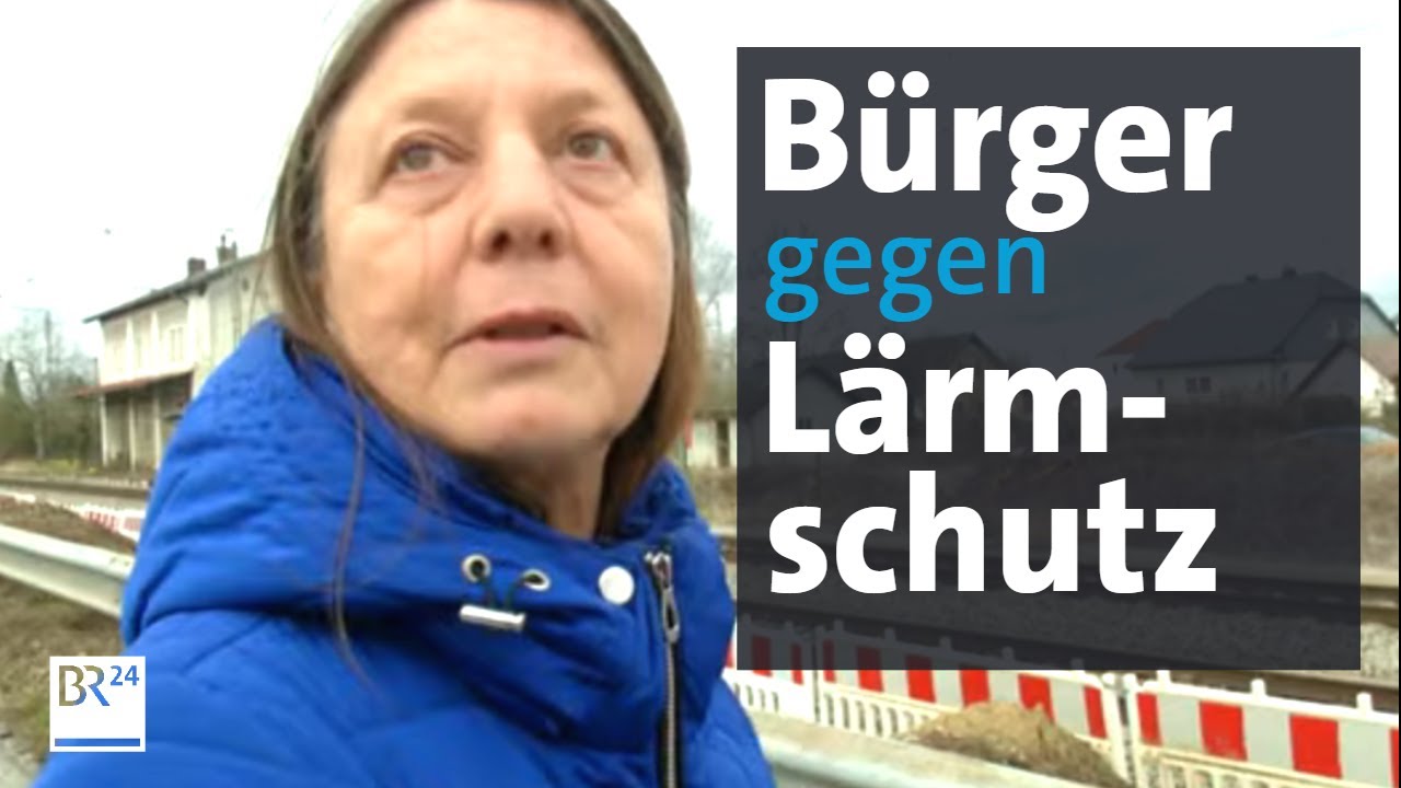Bürger kämpfen gegen Lärmschutzwand | Abendschau | BR24