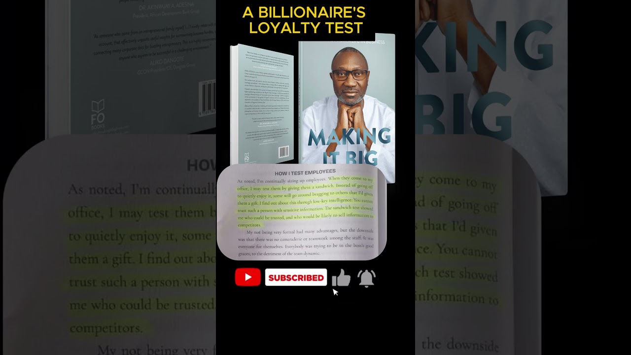 Would You Pass A Billionaire's Loyalty Test?