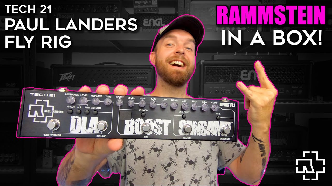 RAMMSTEIN In A Box?! TECH 21 Paul Landers Fly Rig!