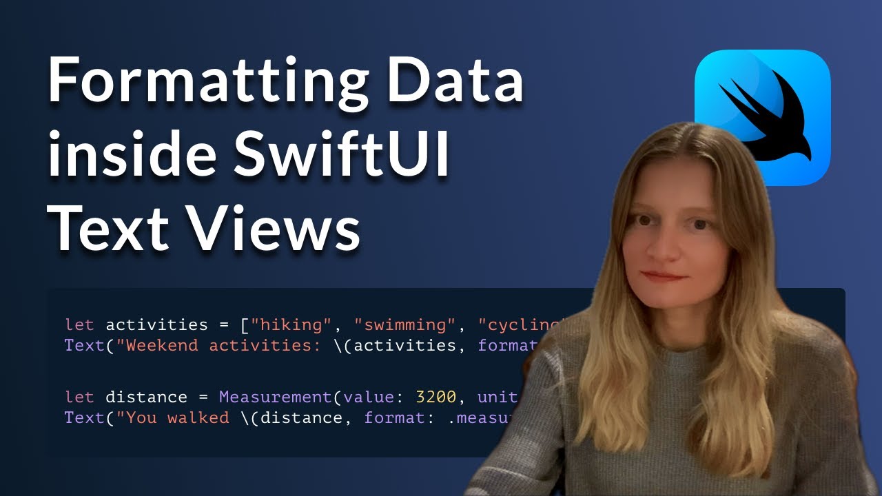 Formatting Data inside SwiftUI Text Views