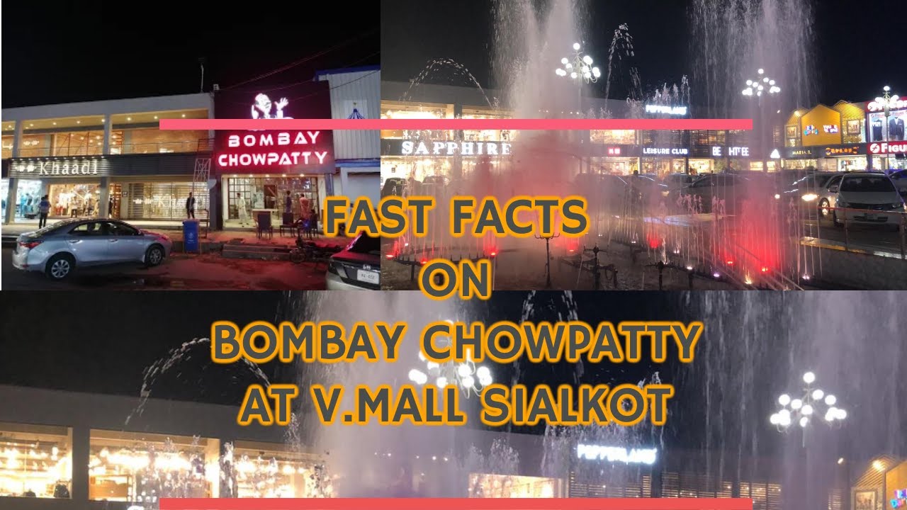 V.Mall Sialkot | Bombay Chowpatty | Fountains Show #vmall #sialkotcantt #fountainshow