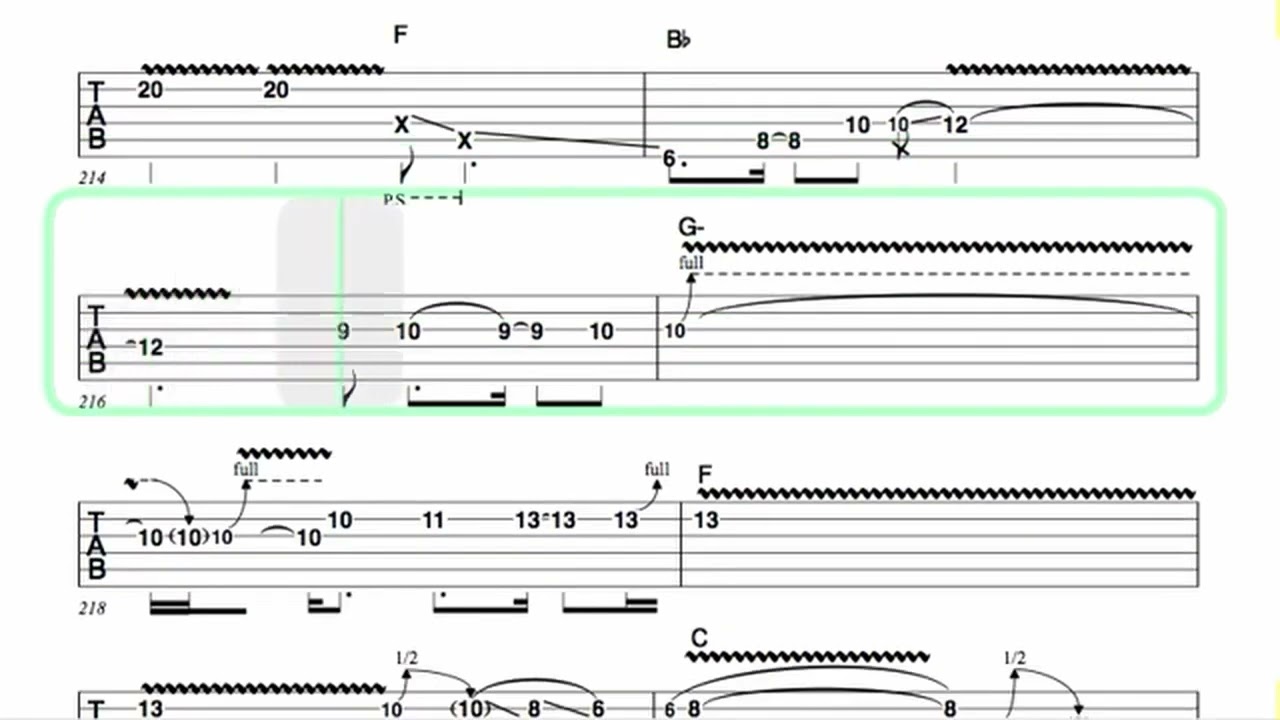 DREAM THEATER ● Lines In The Sand [ Isolated Guitar 2 + TAB ]