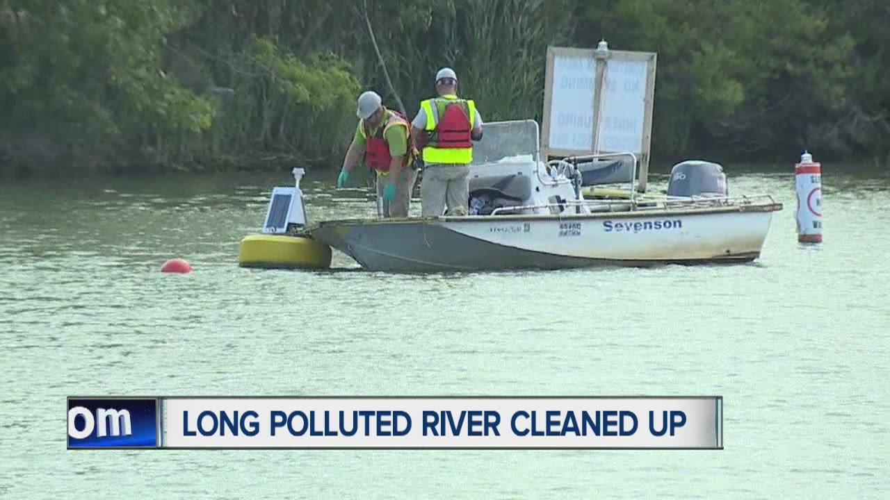 Long polluted river cleaned up