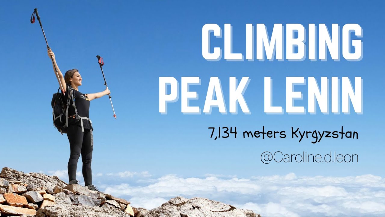 Climbing Peak Lenin 7,134 meters - A 7,000m mountain in the Pamir Range Kyrgyzstan @CarolineLeon