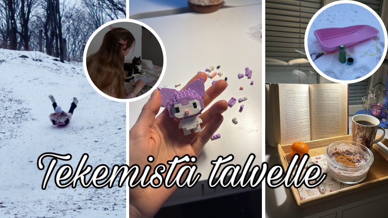 Tekemistä talvella❄️| ulkona ja sisällä✨🕯️