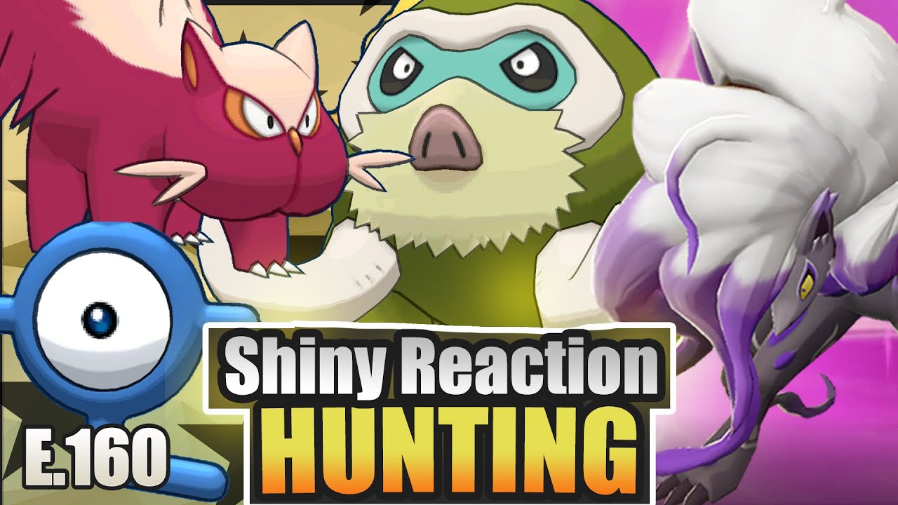Große SHINY Reaction - Zoroark, Kleinstein , Igocnito, Skunkapuh .....[ Shiny Hunting ]