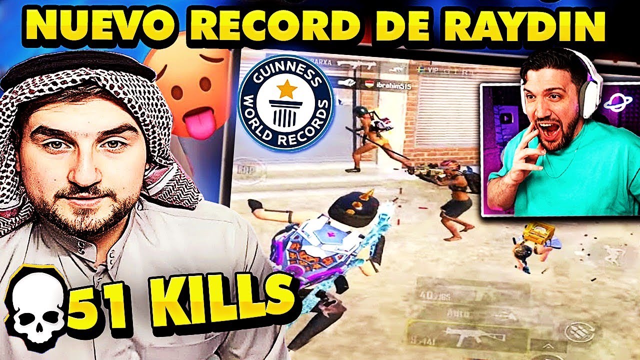 EL ARABE RAYDIN ROMPE RECORD!! HACE 51 KILLS en SOLO VS SQUADS! - PUBG MOBILE