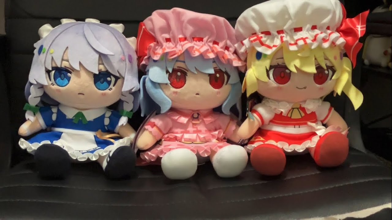 Quick Unboxing: Touhou Lost Word Sakuya, Flandre & Remilia Plushies!