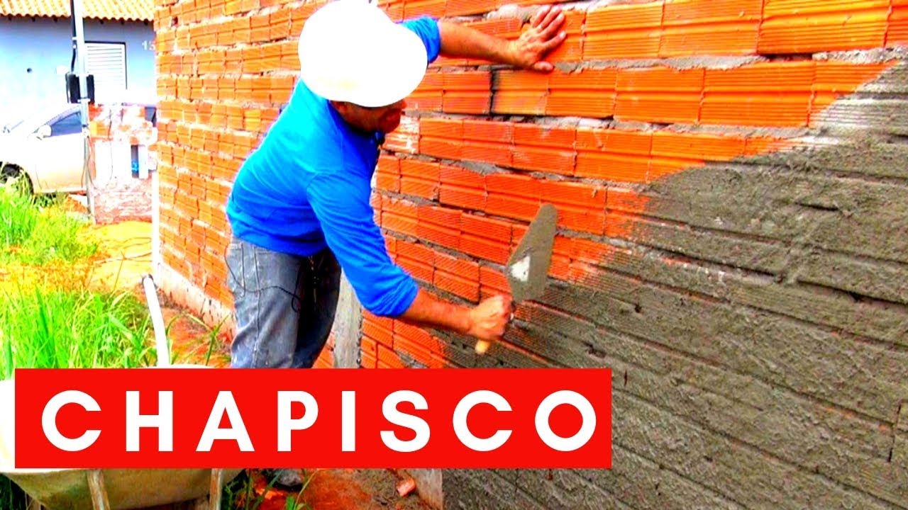 COMO FAZER UM CHAPISCO PERFEITO NA ALVENARIA