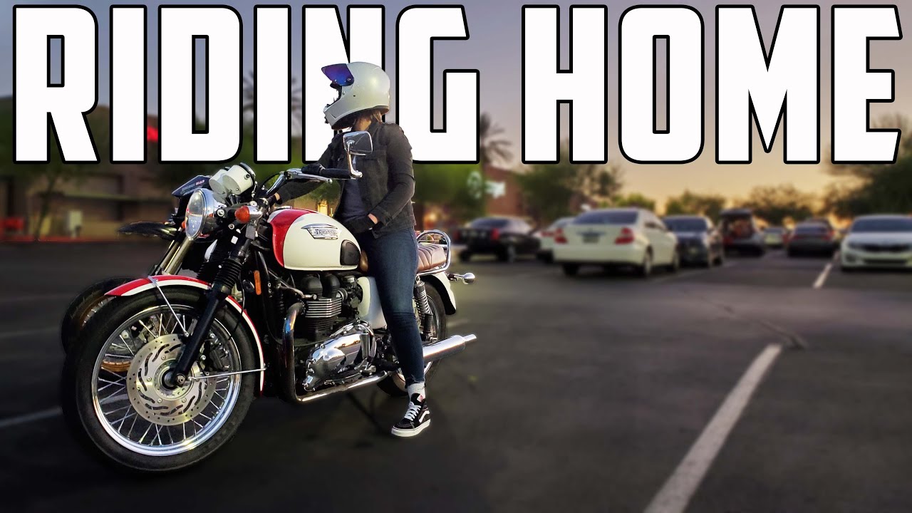 PART TWO - Riding Home On The Triumph Bonneville T100 With Jon