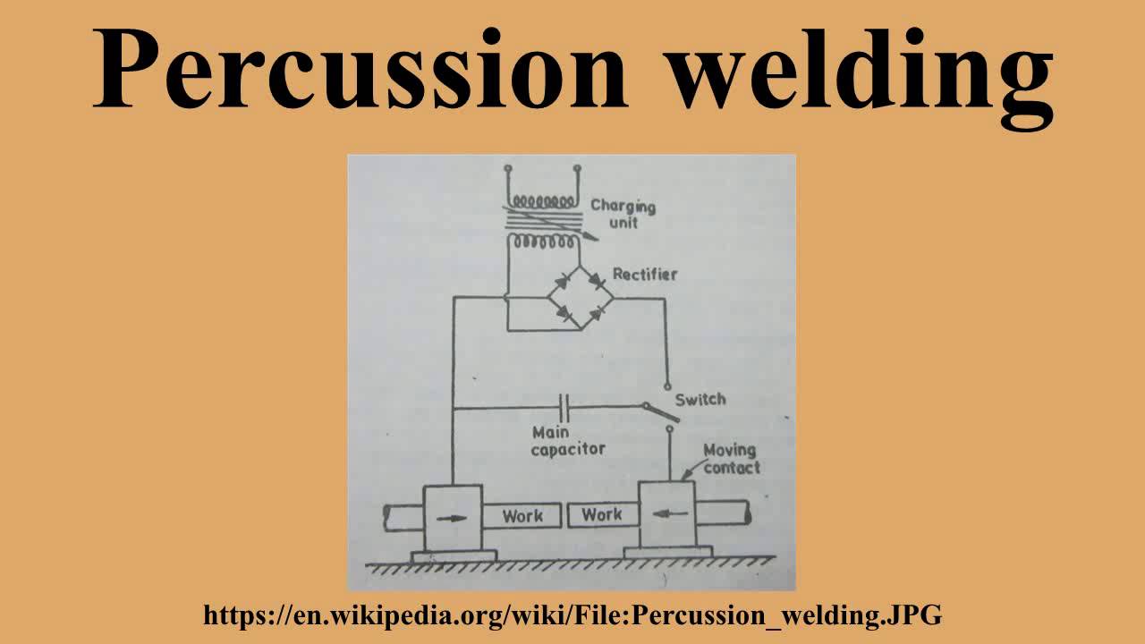 Percussion welding