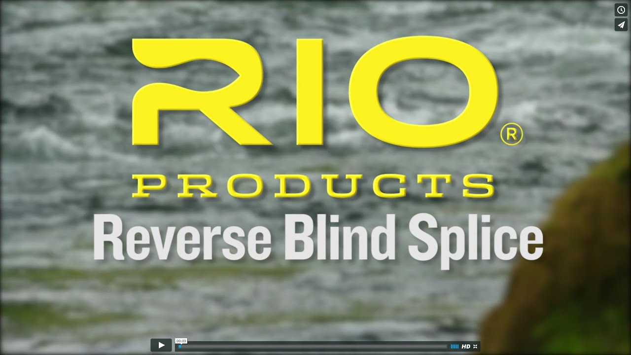 A short film showing how to make a Reverse Blind Splice Loop in backing