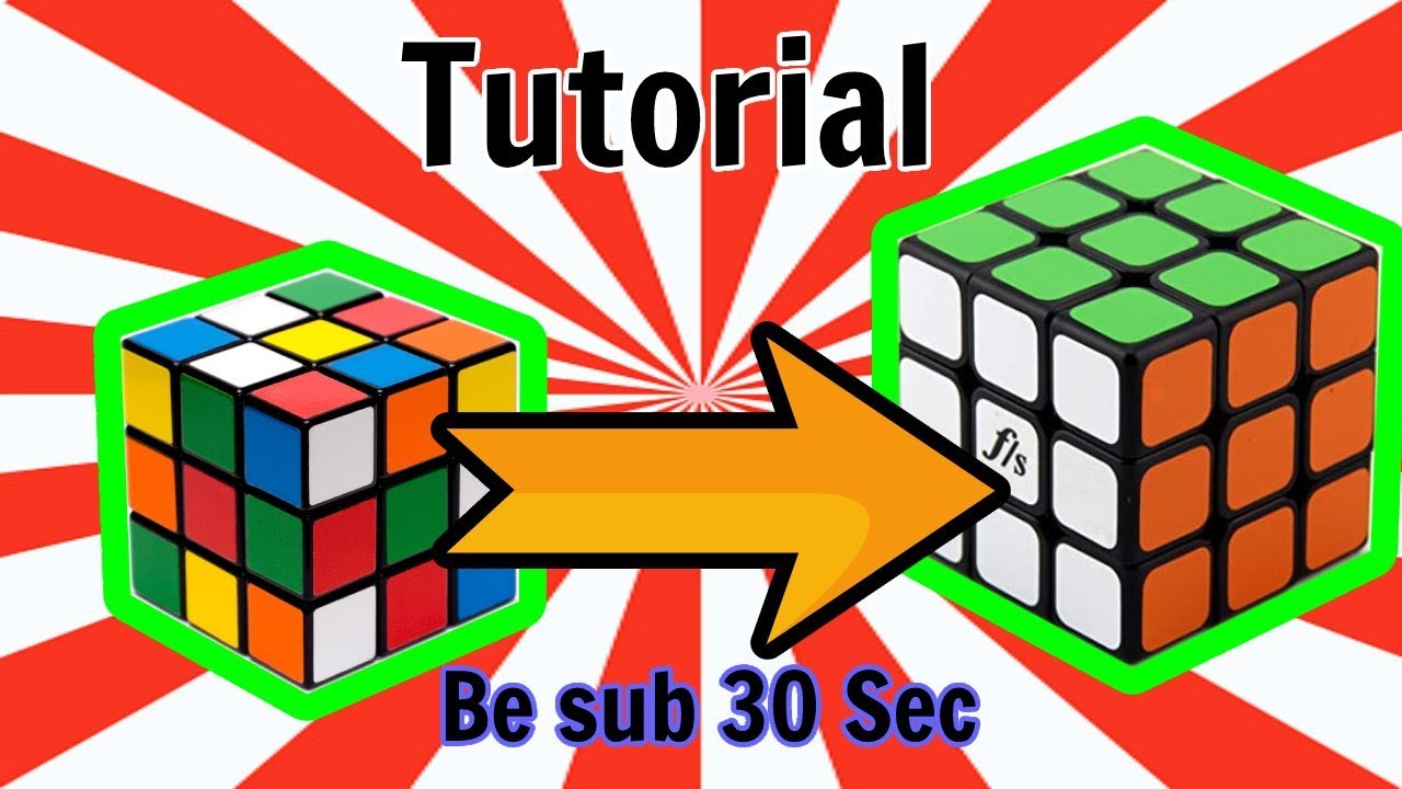 TUTORIAL: SNELLE MANIER OM EEN KUBUS OP TE LOSSEN!! , (HOW TO SOLVE  A RUBIKS CUBE FASSSST)