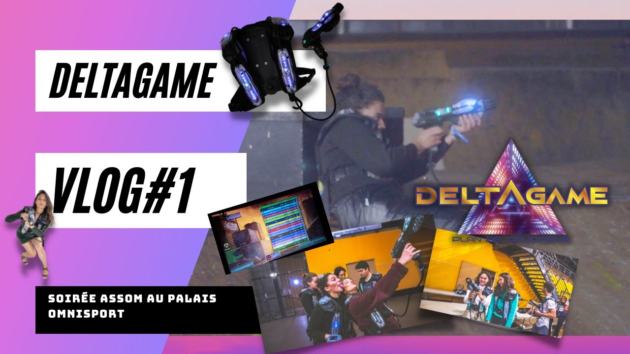 #vlog #lasergame #deltagame #assom Vlog soir&eacute;e Assom au Palais Omnisport de Marseille