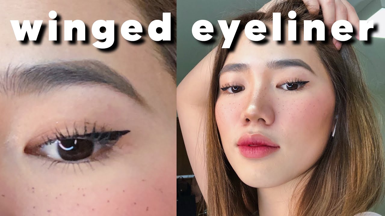 WINGED EYELINER MAKEUP LOOK