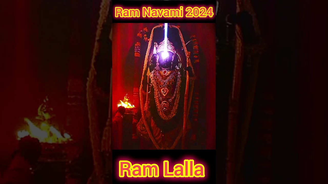 Ram Mandir Surya Tilak video clips || Ram Navami Surya Tilak || #suryatilak #ramlalla #2024#ayodhya