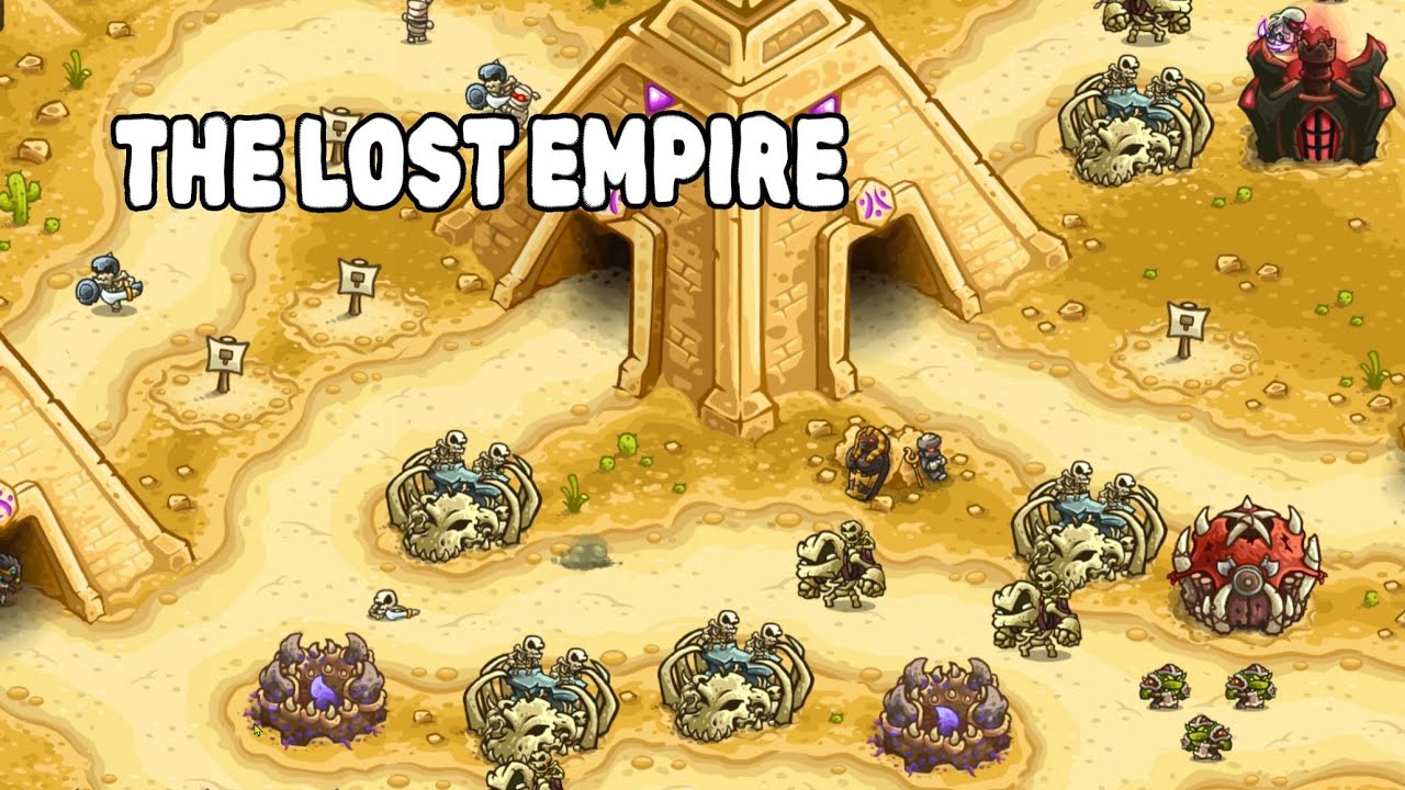 Kingdom Rush Vengeance - The Lost Empire - Veteran 3 Stars