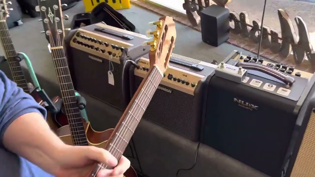 1985 Gibson Chet Atkins classical string guitar demo. #TheSoundShoppe #FlorenceAL