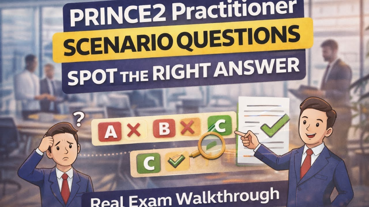 📌 PRINCE2 Practitioner Scenario Questions Explained | Real Exam Walkthrough