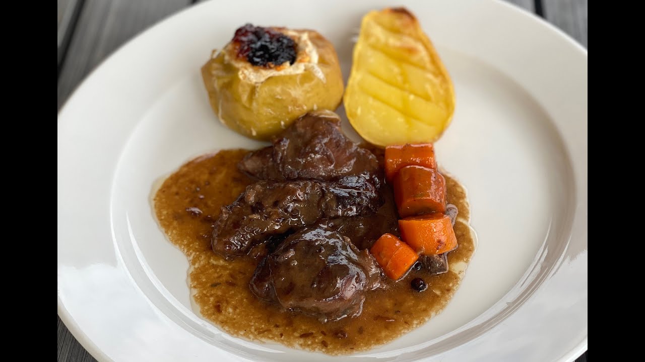 Joues de porc au vin de groseilles de Marc - Les Carnets de Julie