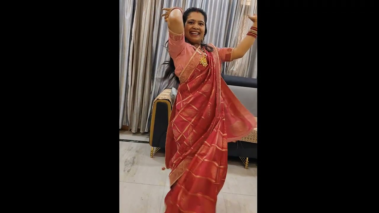 🌟Gajban Pani le chali🌟 Solo Dance 💃 Saree Makeup 💄 Haryanvi Song.. Performance 🎵💃♥️