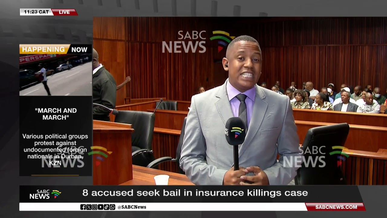 Eight insurance murder accused back in court