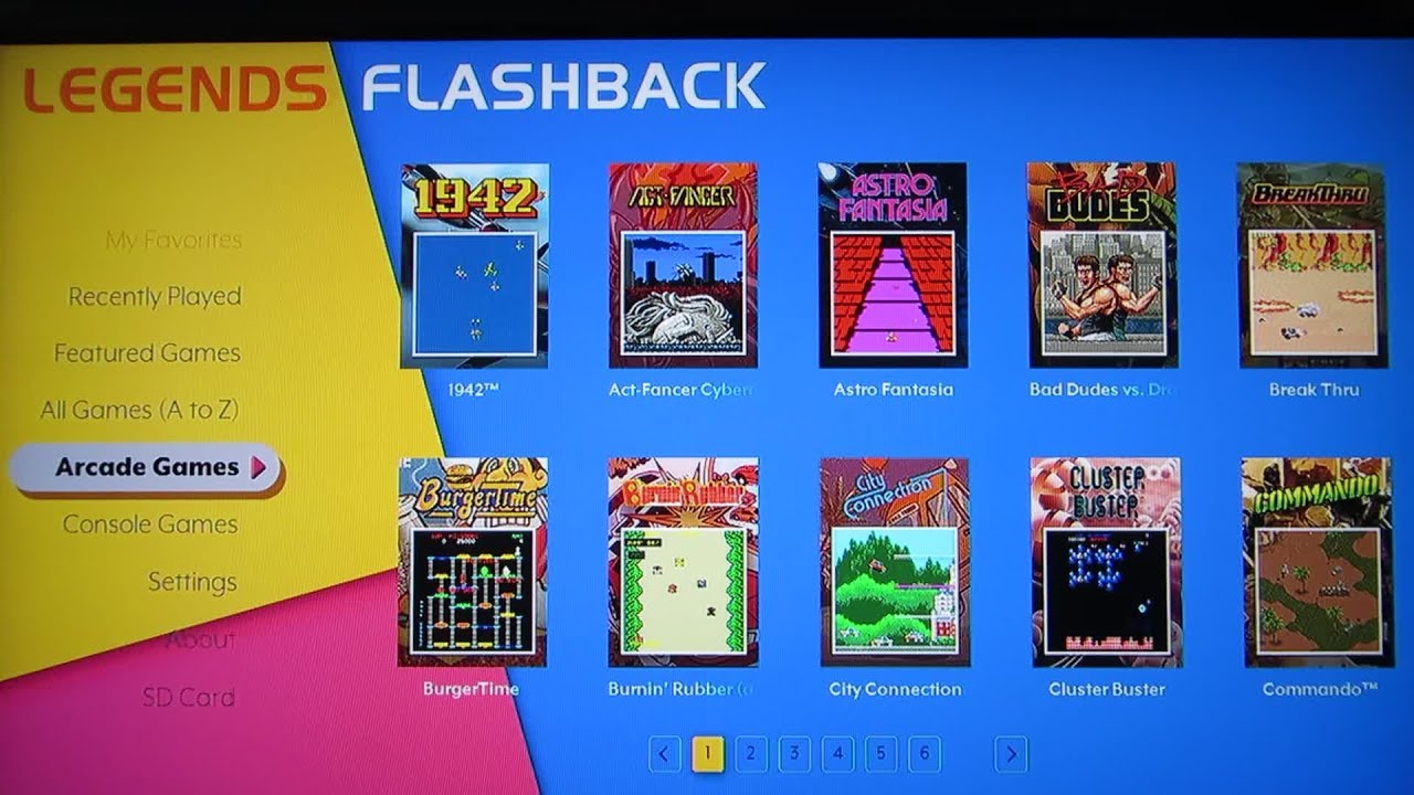 Legends Flashback 2019 Game List LPOS