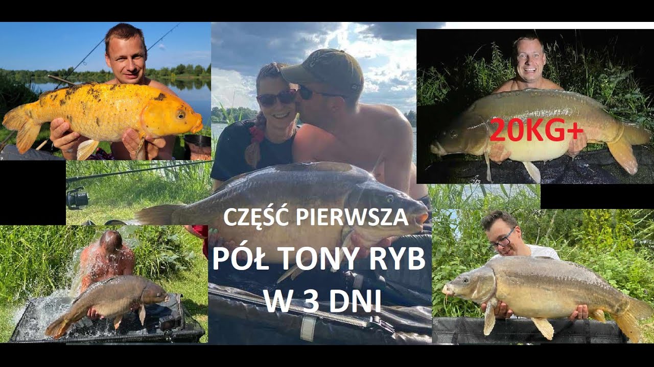 ponad P&Oacute;Ł TONY ryb z Łowiska Jarosławki część 1