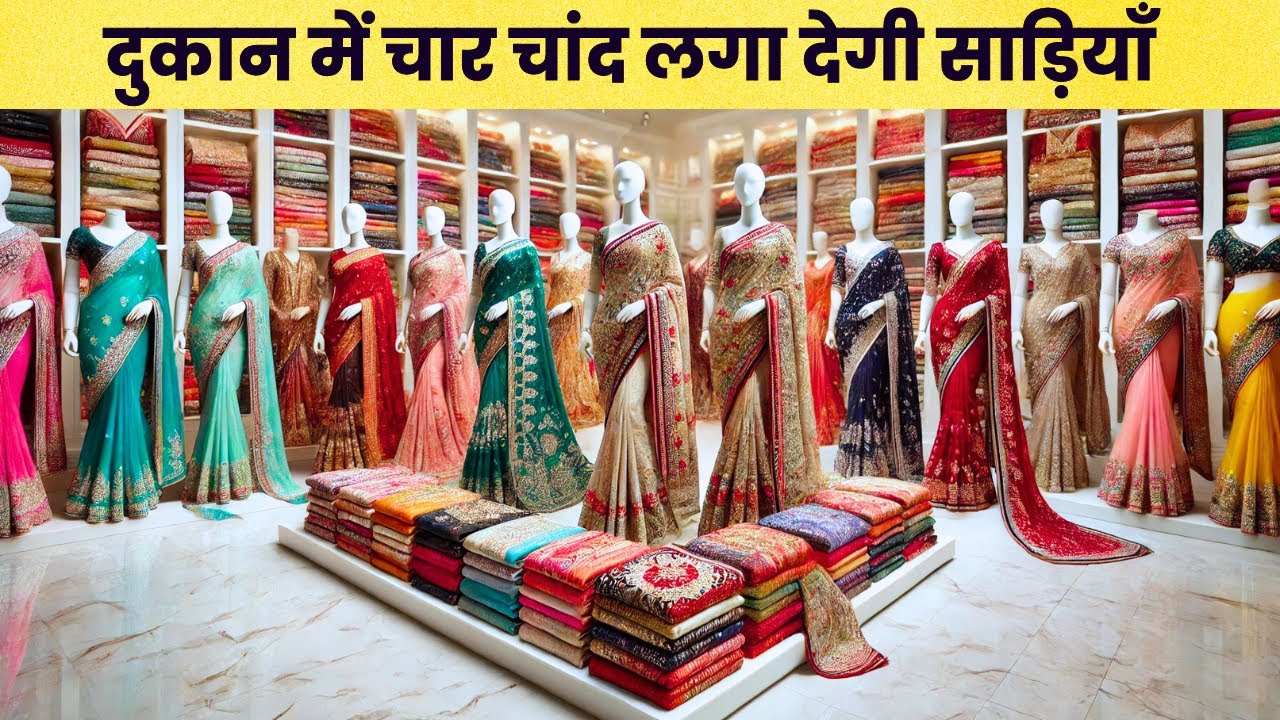 दुकान में चार चांद लगा देगी साड़ियाँ | Silk Saree Manufacturers In Surat | saree wholesale