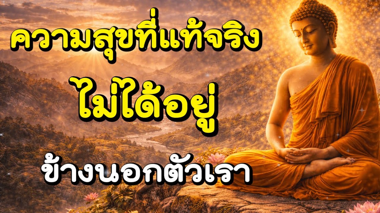ความสุขที่แท้จริง ไม่ได้อยู่ข้างนอกตัวเรา | ฟังธรรมก่อนนอน , ฟังธรรมสอนใจ | Ep.30